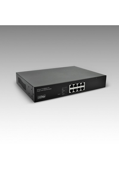Cnet Csh8008p 8+1+1 8 Port 10/100 Poe+ High Power 110w Ethernet Poe Switch