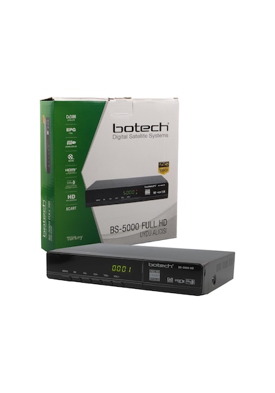 Xtechnx Xtechn029648 Botech Bs-5000 Hdmı + Scart + Usb Girişli 1080p Full Hd Uydu Alıcı
