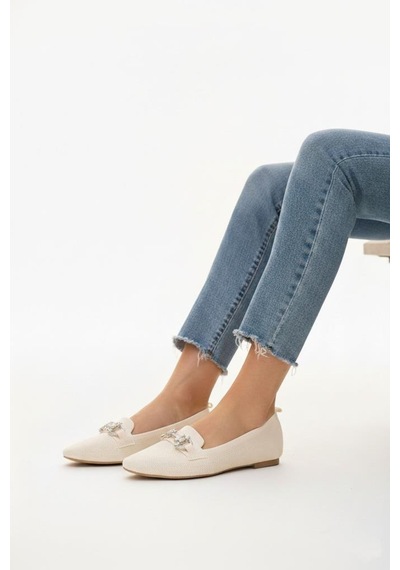Pierre Cardin Papuçcity Sprs 03400 Kadın Günlük Keten Babet Bej