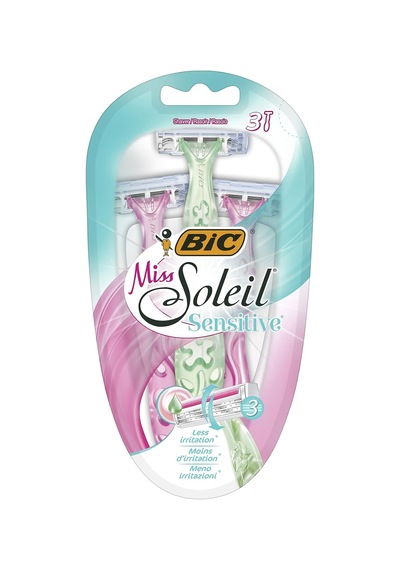 Lexroo Miss Soleil Sensitive Kadın Tıraş Bıçağı 3'lü Blister, Oynar Başlık