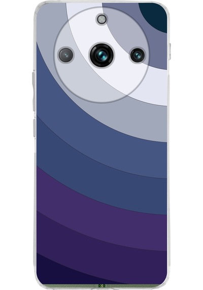 Realme 11 Pro Plusile Uyumlu Renk Cümbüşü 5 Baskılı Kamera Korumalı Şeffaf Kılıf