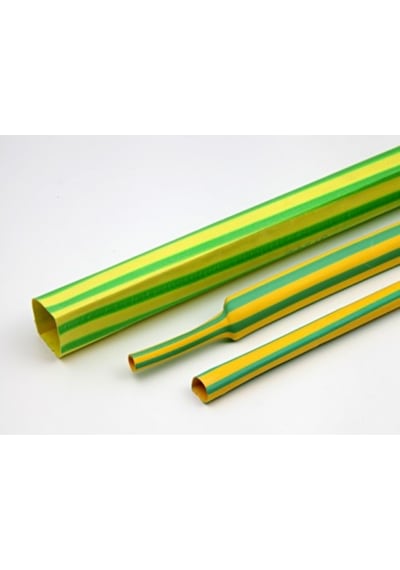 Sari Yeşil Daralan 6.4 Mm Makaron (100 Metre Rulo)