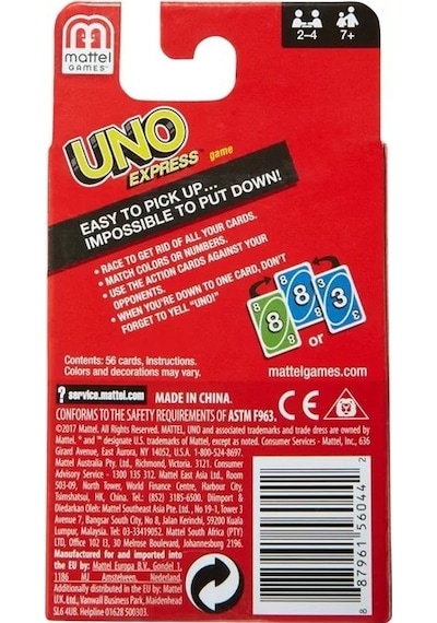 Uno Express Kart Oyunu
