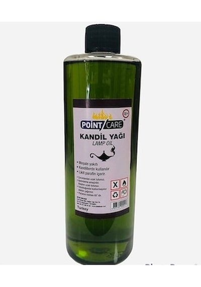 Yeşil Kandil Yağı Kokusuz Dumansız Iç Mekan Gaz Lambası 400Ml