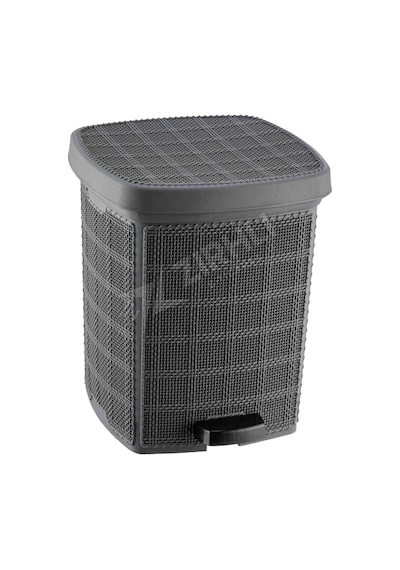 2 Adet Akay Jute Pedallı Çöp Kovası No:2 Ak606 Renkli