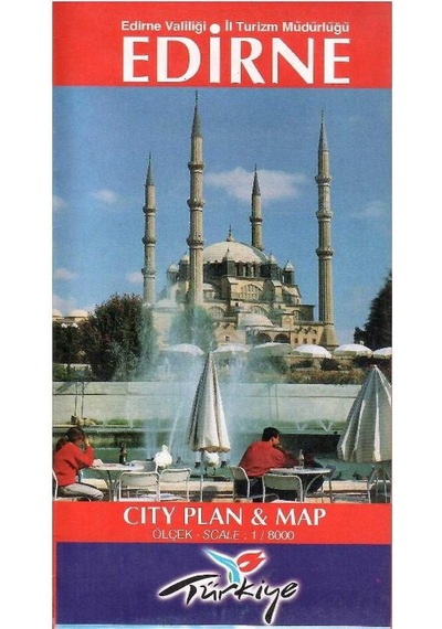 Edirne Kent Planı City Plan Harita Map