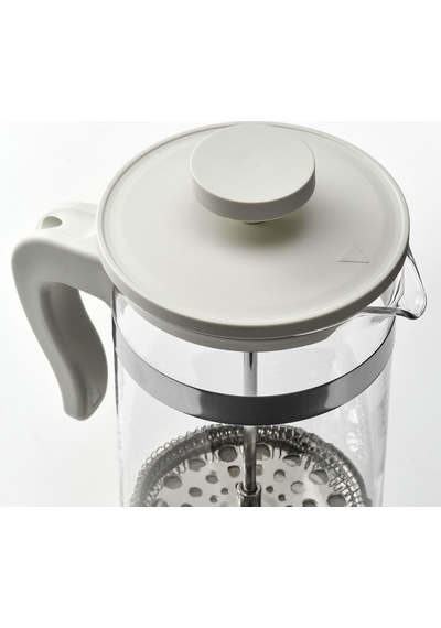 Ikea Upphetta French Press 1 Lt Gümüş - Kırık Beyaz