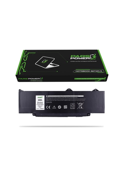 Dell Latitude P127g002, P127g003 Batarya - Pil Pars Power