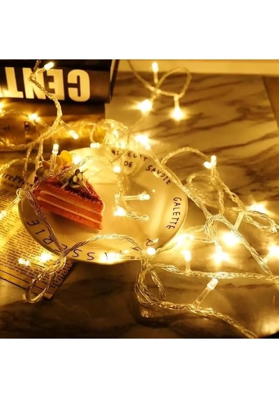 18 Metre Yılbaşı Ağacı Işığı 200 Ledli 18 Metre Gün Işığı Led Işık Modlu 220 Volt Fişli Noel Işığı Diğer