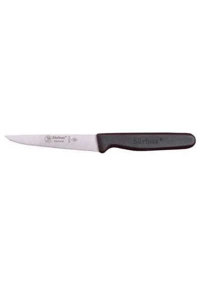 61004lz - Sürmene Lazerli, Tırtıklı Sebze Bıçağı 9,5cm .
