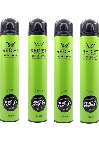 Redist Full Force Keratin Complex Saç Spreyi 4 x 400 ML
