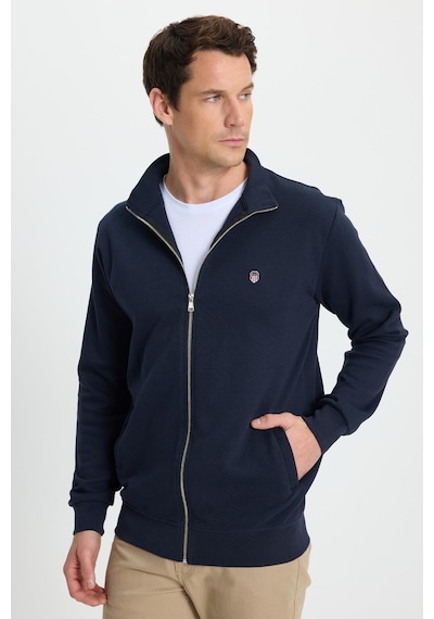 Tudors Erkek Slim Fit Dar Kesim Pamuklu Tam Fermuarlı Çift Cepli Dik Yaka Lacivert Sweatshirt Hırka-41892 Lacivert Tudors Erkek Slim Fit Dar Kesim Pamuklu Tam Fermuarlı Çift Cepli Dik Yaka Lacivert Sweatshirt Hırka-41892 Lacivert