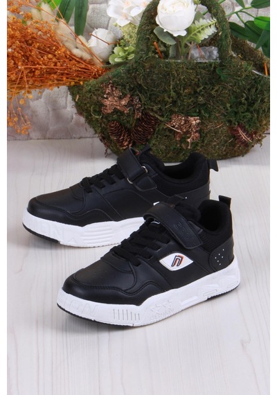 Fort Cool Prax Rahat Hafif Sneaker Erkek Çocuk Ayakkabı Siyah