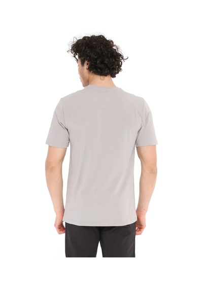 Raru Erkek %100 Pamuk T-Shirt Gravıs Bej