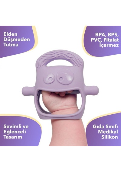 Mochi Diş Kaşıyıcı Lila Belirtilmemiş Çok Renkli