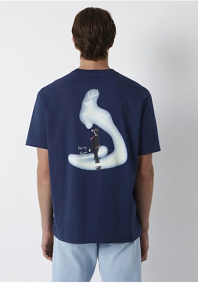 Mavi M0613450-70497 Mavi Harry Potter Baskılı T-shirt Erkek Tişort Lacivert