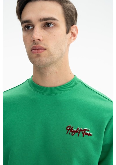 AR-MA Arma Erkek Regular Fit Şardonsuz 3 İplik Bisiklet Yaka Sweatshırt 001