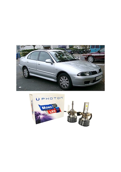 Mitsubishi Carisma Led Xenon Uzun + Kısa Far Ampulü H4 Mono Yeni Seri Beyaz
