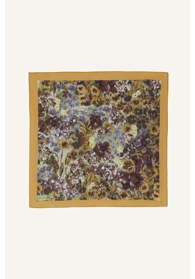 Defacto Manuka X Defacto Kadın Çiçek Desenli Pamuklu Bandana H9063ax26smbe18 Mavi-be18