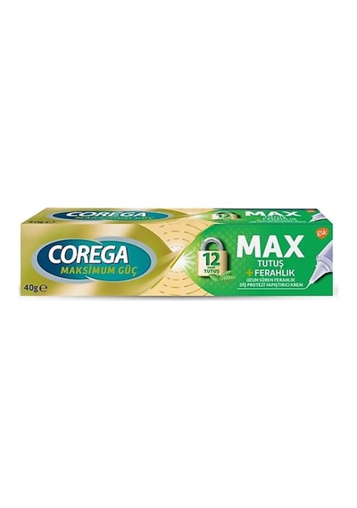 Corega Max Tutuş & Ferahlık Diş Protezi Yapıştırıcı 40gr