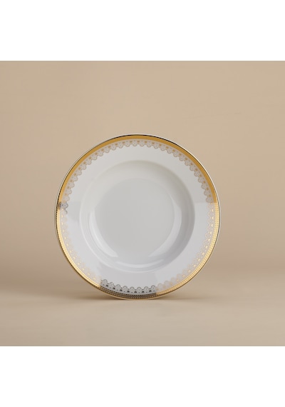 Korkmaz Hanedan Collection 60 Parça Yemek Takımı A8136 Kırık Beyaz