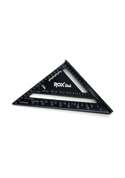 Rox Wood 0023 Alüminyum Üçgen Marangoz Gönye 175 Mm