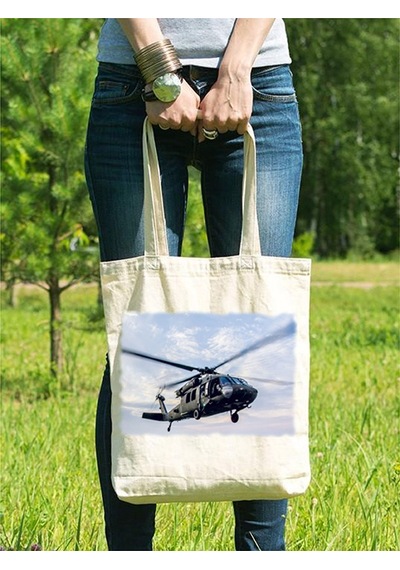 Anahtarlık Sepeti Bez Çanta - UH 60 Helikopter