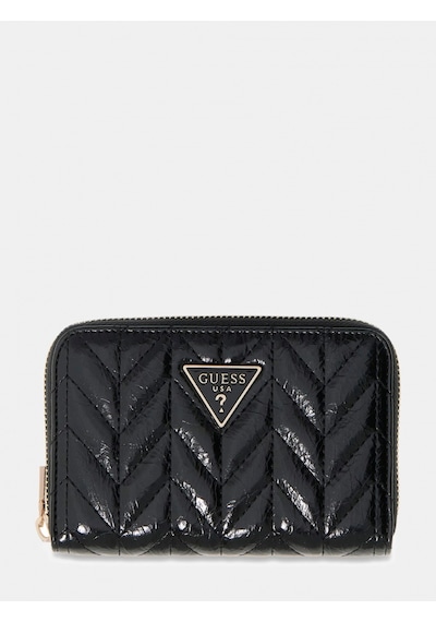Guess Cheryl Orta Boy Fermuarlı Kadın Siyah Cüzdan Swtq9720140-bla