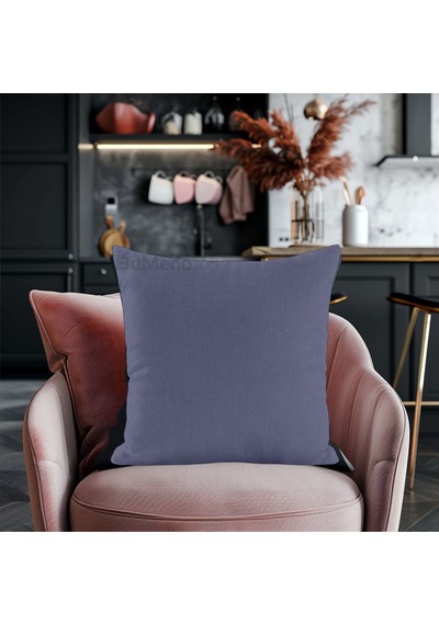 Dekoratif 4'lü Kırlent Yastık Kılıfı Seti - 42 X 42 Cm - Antrasit
