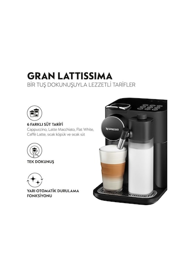 Nespresso F541 Gran Lattissima Kahve Makinesi