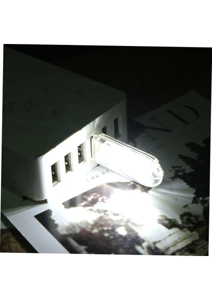 Güncelçarşı 2 Adet Taşınabilir 3 Led Usb Lamba, Mini Gece Lambası, Kitap Okuma Lambası, Loş Ortam Işığı Diğer