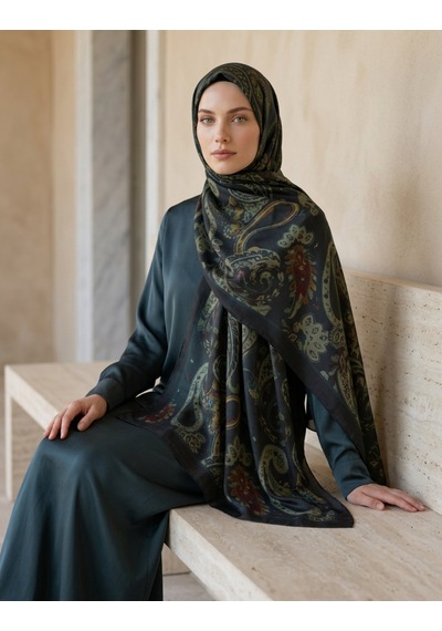 Moda Nuda Iconic Vera Şal Acı Kahve Zarif Ve Modern
