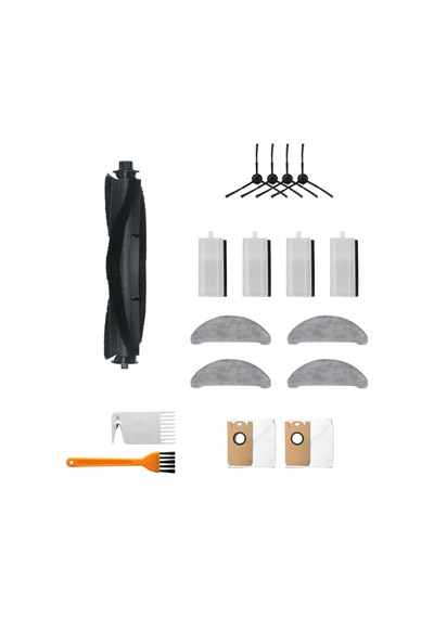Asgard Grup Viomi S9-m7 Pro-m7 Max-m8 Pro İle Uyumlu 1 Ana Fırça, 4 Filtre, 4 Siyah Yan Fırça, 4 Mop, 2 Toz Torbası 2 Tarak Pkt-asgs000203