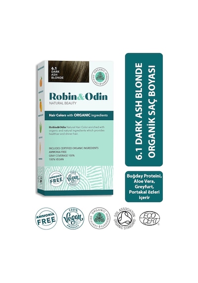 Robin&Odin Organik Kalıcı Saç Boyası