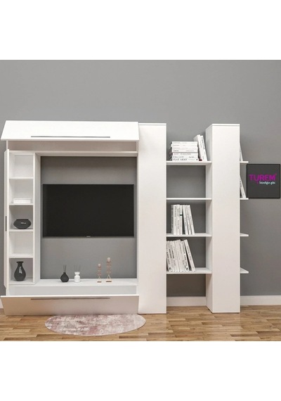 Light Extra Tv Ünitesi Mdf Gri Light Extra Tv Ünitesi Mdf Gri