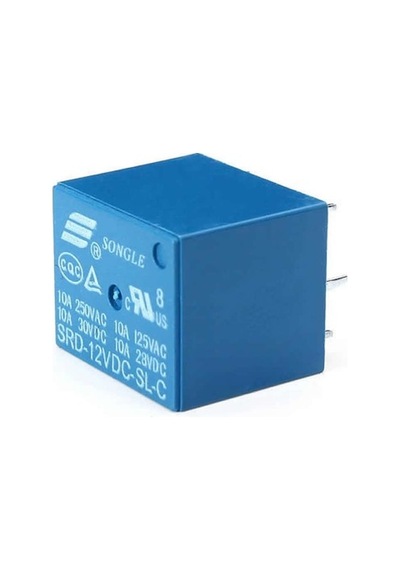 5 Adet Songle 250v 10a Srd-12vdc-sl-c 12v Dc Röle 5 Pin Pcb Montaj Tip 220v No Nc Güç Rölesi Spdt Lamba Motor Vana