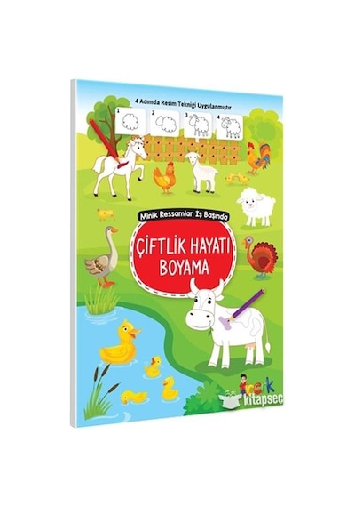 Çiftlik Hayatı Boyama - Bıcırık