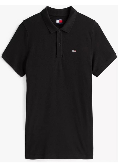 Tommy Hilfiger Tjm Slım Placket Polo Ext Siyah