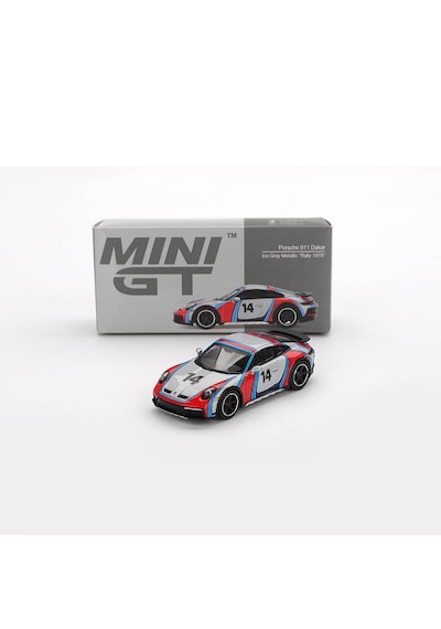 1:64 Mini Gt 2023 Porsche 911 992 Dakar Coupe N 14 Martını Racıng Lıvery Lhd