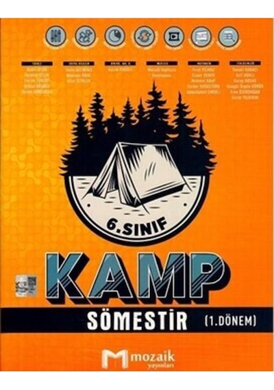 6.Sınıf Kamp Sömestir 1.Dönem -  Mozaik