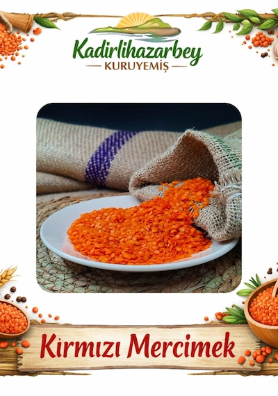 Kadirlihazarbey Kırmızı Mercimek 500 Gr
