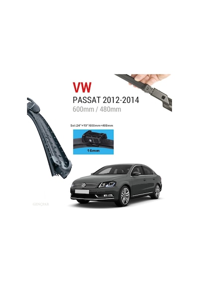 Vw Passat Silecek Takımı 2012-2014