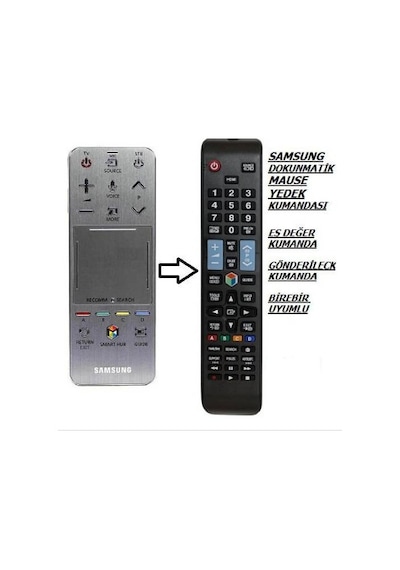 Samsung Uyumlu Dokunmatik Akıllı Smart Aa59-00759A-Yedek Kumandası