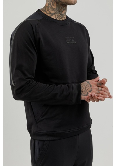 Airlife Stronger High Rsi 5 7 Sıfır Yaka Erkek Sweatshirt Siyah