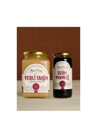 Tahin Ve Üzüm Pekmezi İkili Paket 1 Kg + 600 Gr Kahvaltılık Doğal Set - 599222485