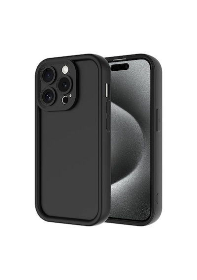 Lexroo İphone 15 Pro Kılıf Kamera Korumalı Ananas Kılıf - Mürdüm