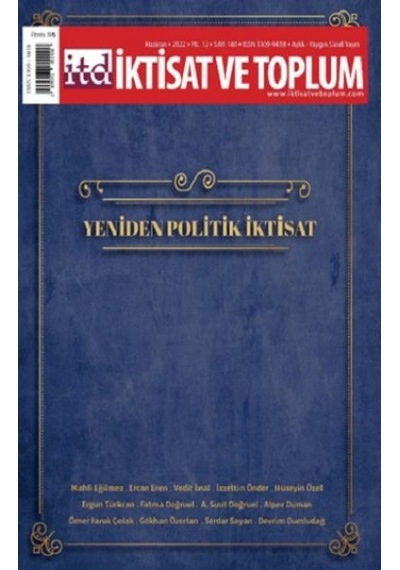Iktisat ve Toplum Dergisi 140. Sayı