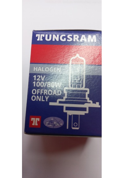 Tng.52100uh 12v H4 80/100w Rally Tırnaklı Tungsram 12v H4 Ampul 100/80w P43t