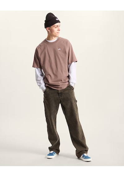 Vans Salton Loose Ss Erkek Tişört Vn000p56chg1 Vn000p56chg1 Kah Kahverengi