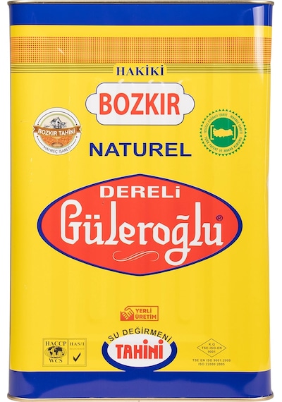 Güleroğlu Beyaz Bozkır Tahini Teneke Kutu Net 19 Kg
